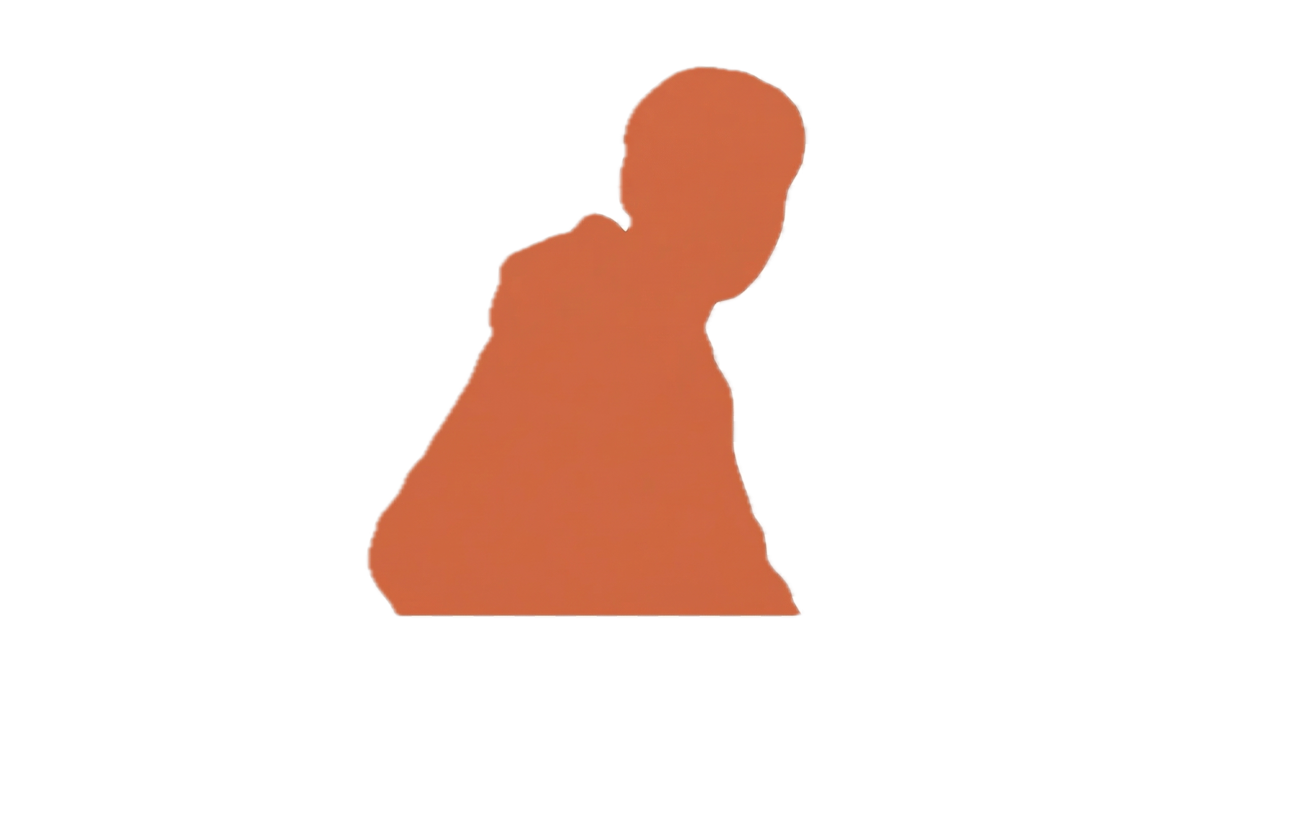 Silhouette portrait of Kai Hao